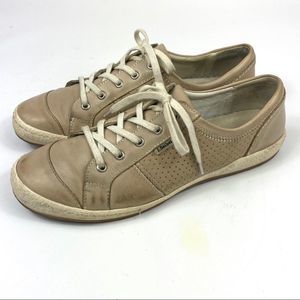 Women's leather Josef Seibel 'Caspian' Sneaker sz 39 8-8.5